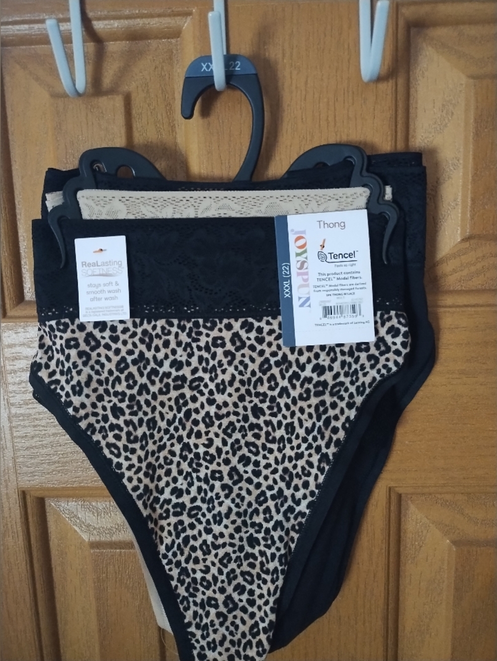 Joyspun 3PK Thong Underwear With Lace NWT Never Worn In Original Pakage XXXL 22